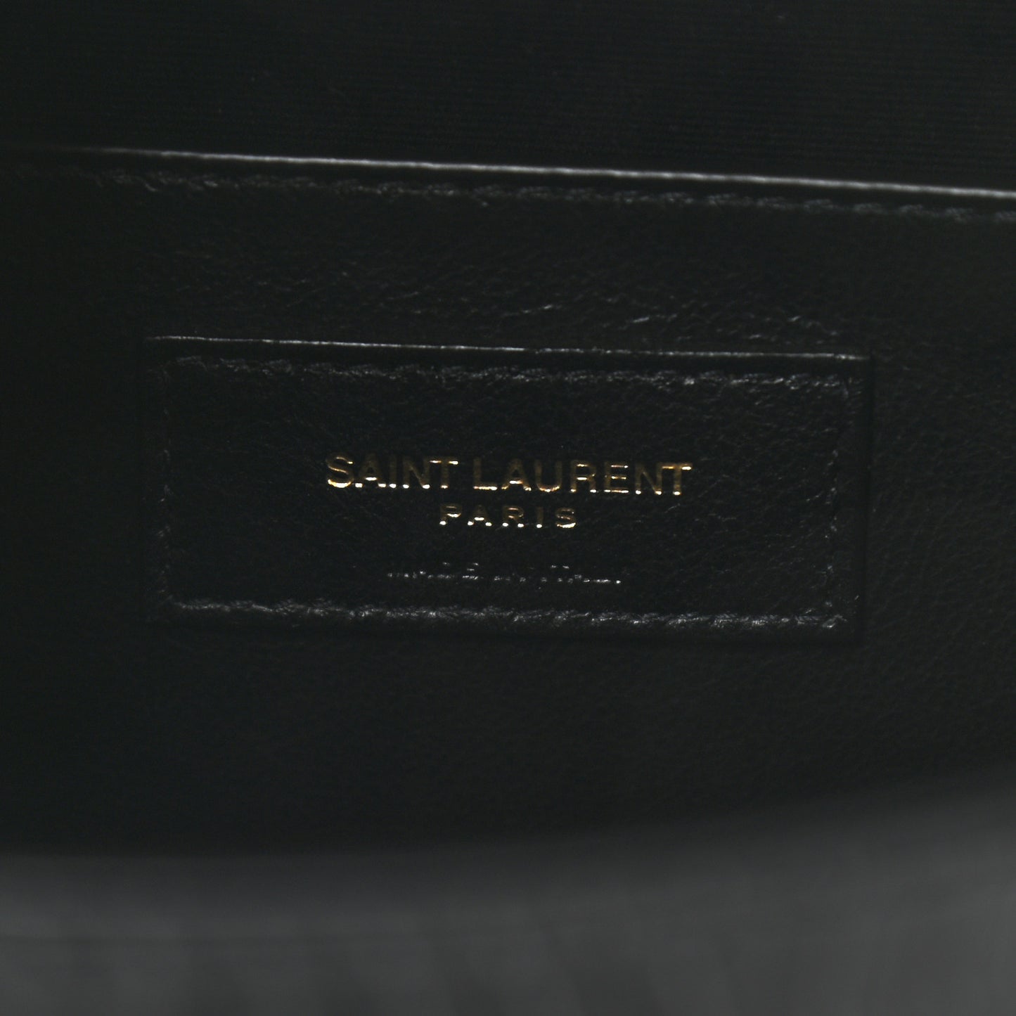 Shiny Calfskin Crocodile Embossed Manhattan Baguette Black