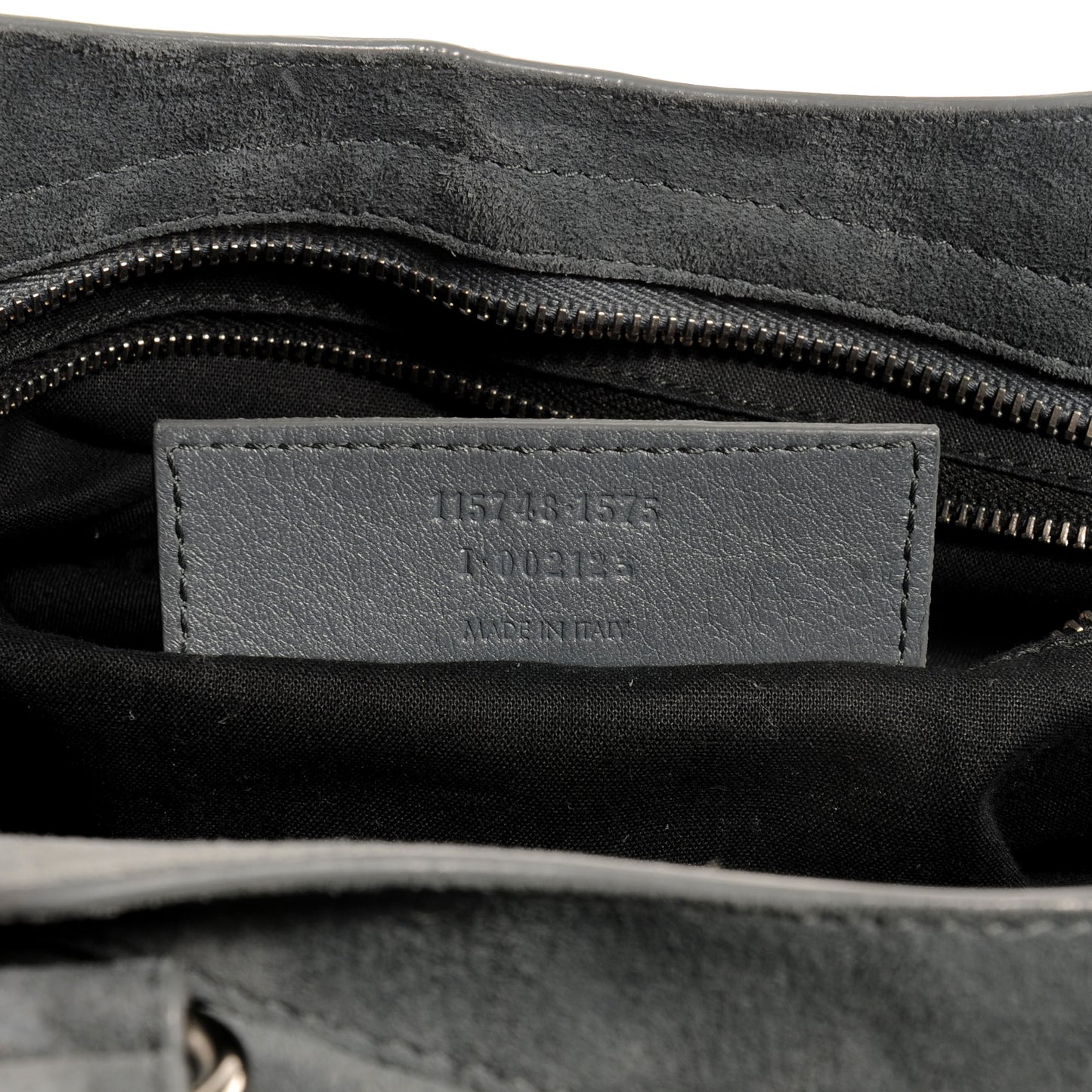 Baby Daim Suede Marble Hardware City Grey