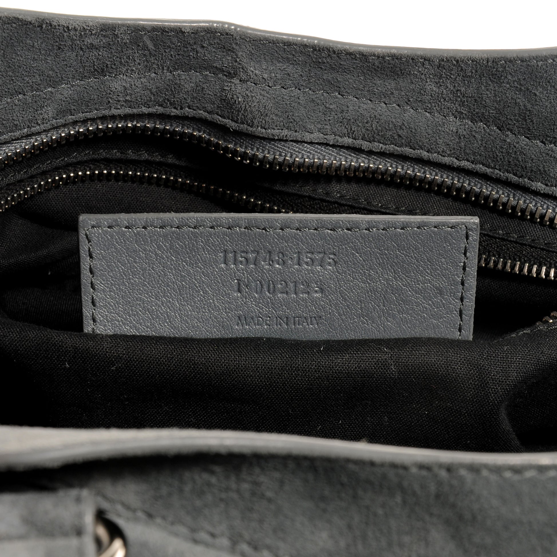 Balenciaga Baby Daim Suede Marble Hardware City Grey 7 of 9