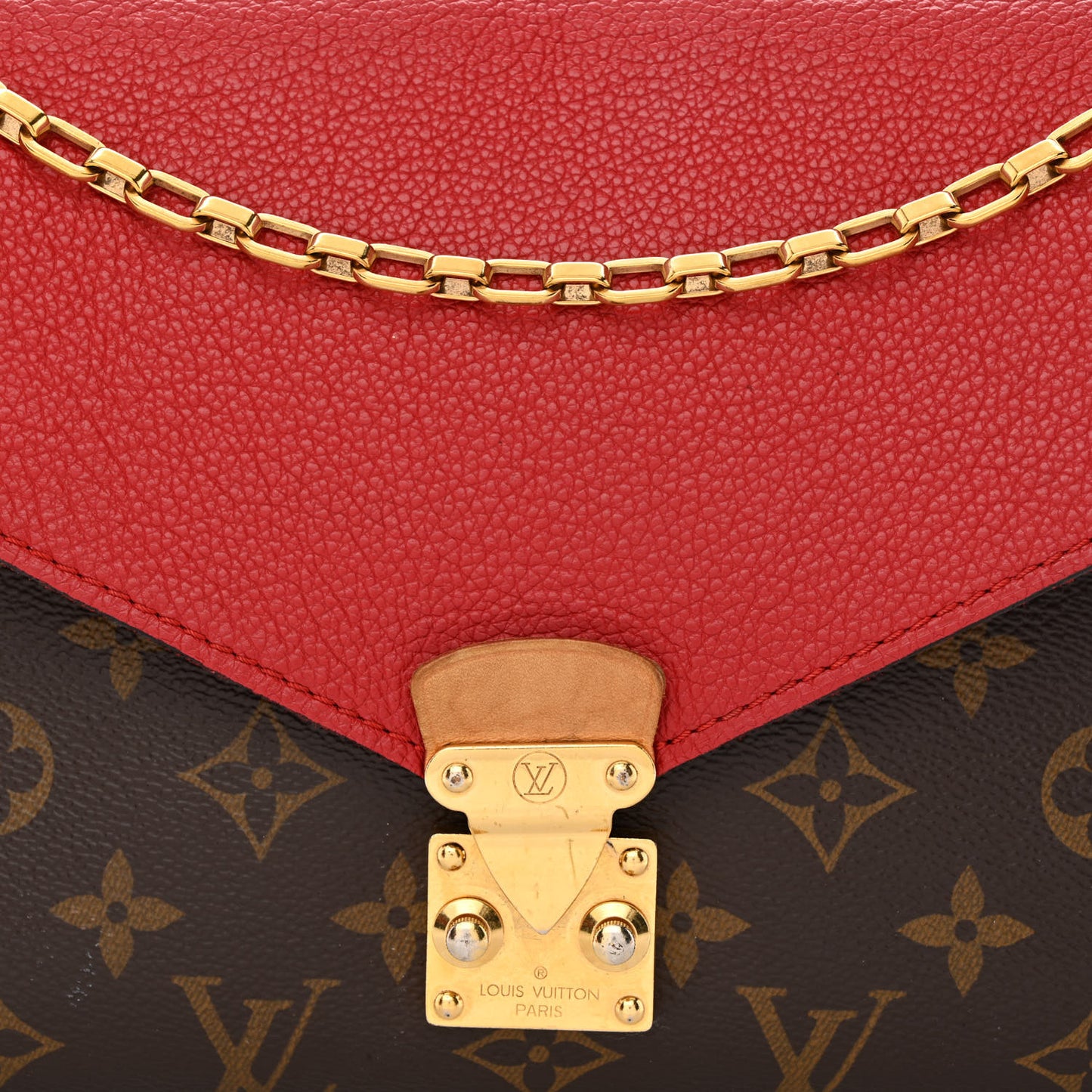 Monogram Pallas Chain Cherry