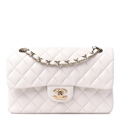Chanel Caviar Quilted Small Double Flap White 1 of 9