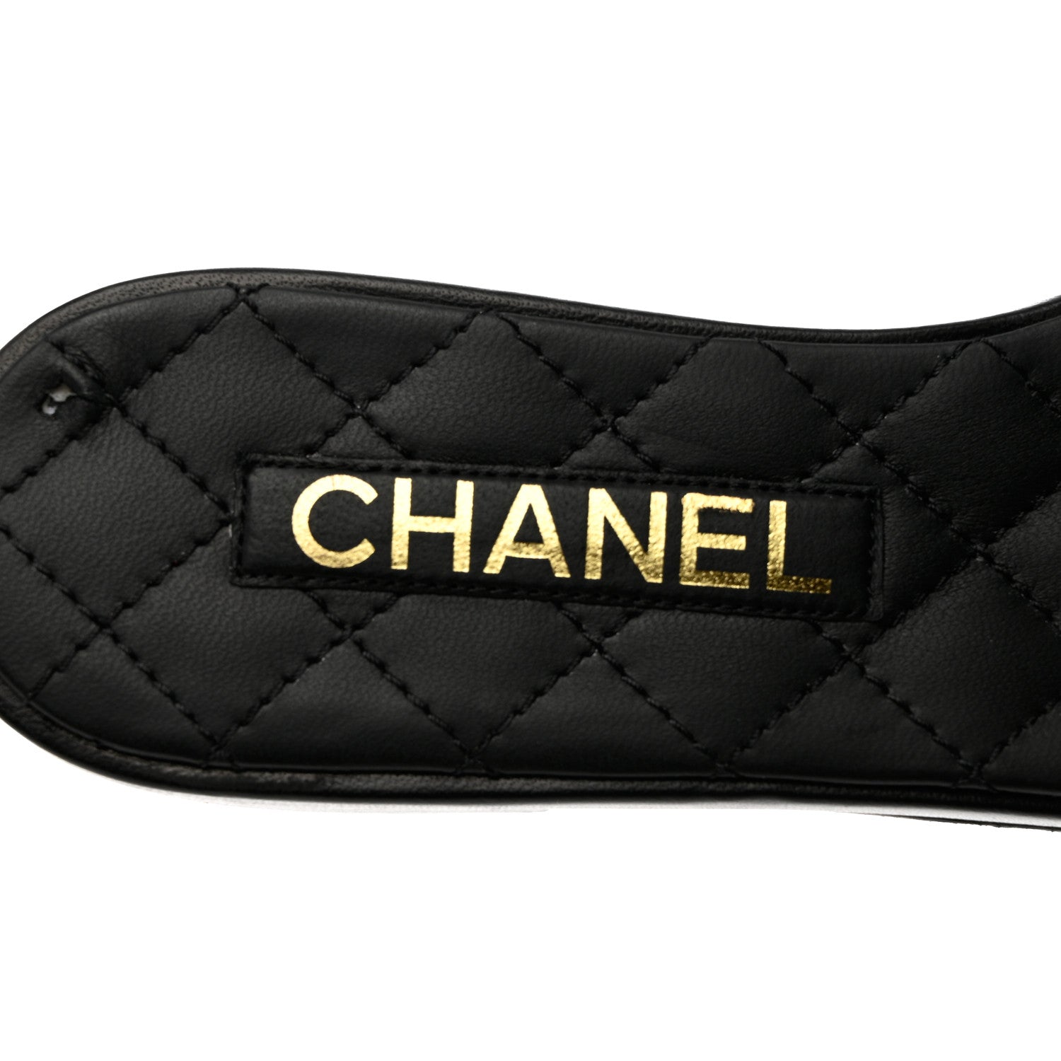 Chanel Lambskin Quilted CC Turnlock Sandals 38 Black 7 of 9