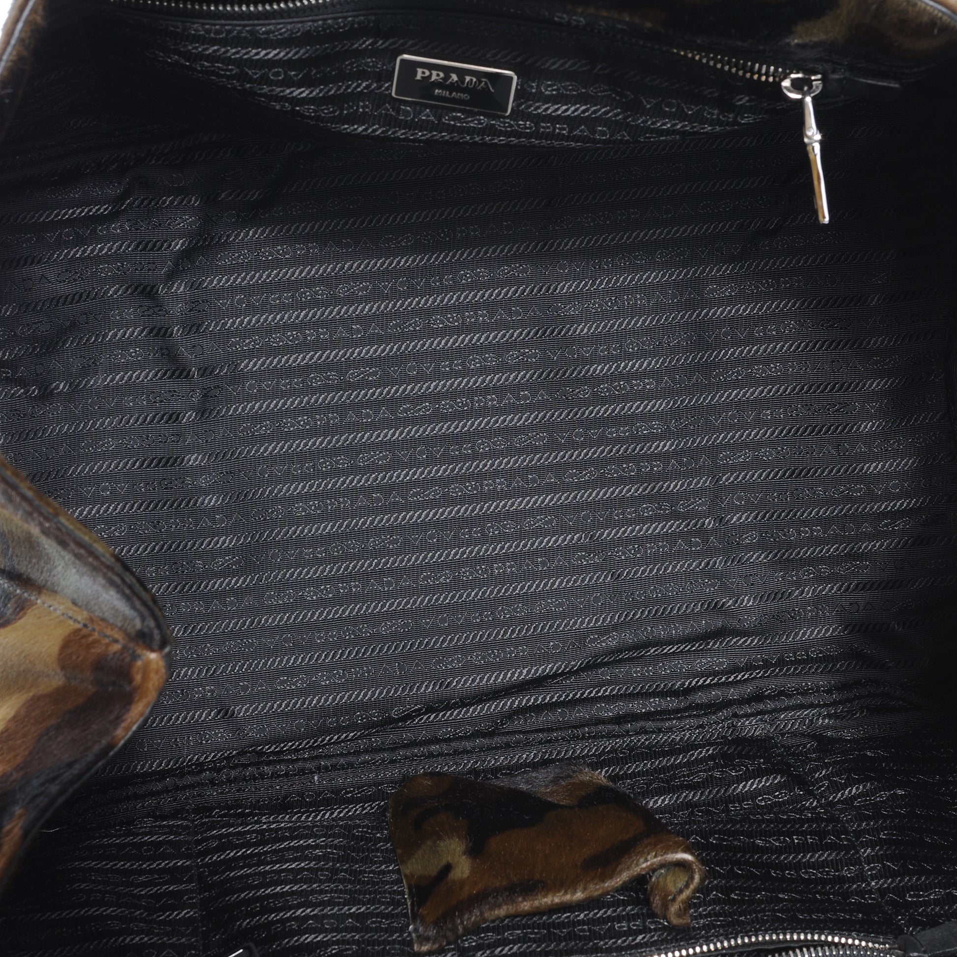 Prada Calf Hair Camouflage Print Tote Mimetico 8 of 8