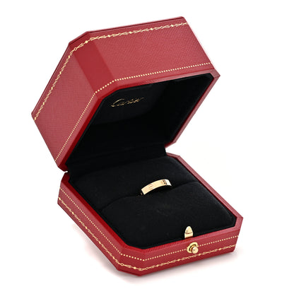 Cartier 18K Yellow Gold 3.5mm LOVE Wedding Band Ring 53 6.5 5 of 5