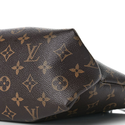 Louis Vuitton Monogram Flower Zipped Tote PM Black 7 of 11