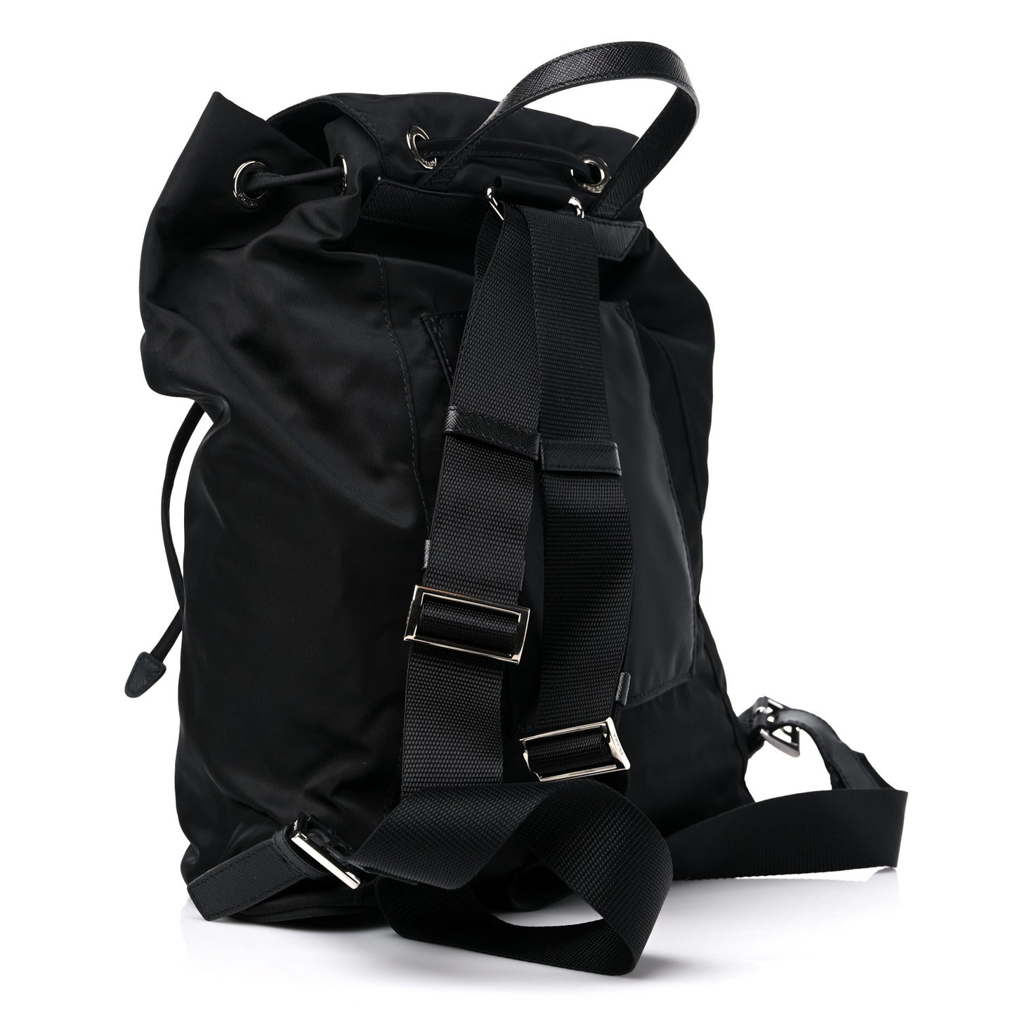 Nylon Tessuto Saffiano Backpack Black