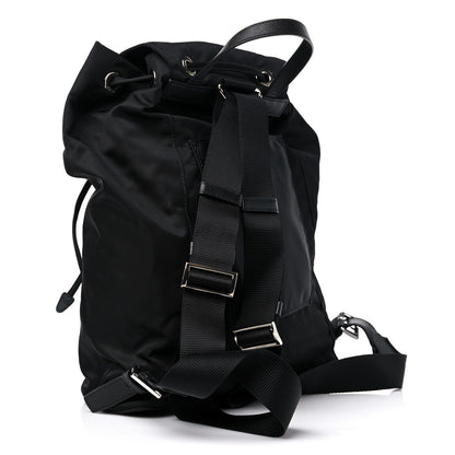 Prada Nylon Tessuto Saffiano Backpack Black 2 of 8