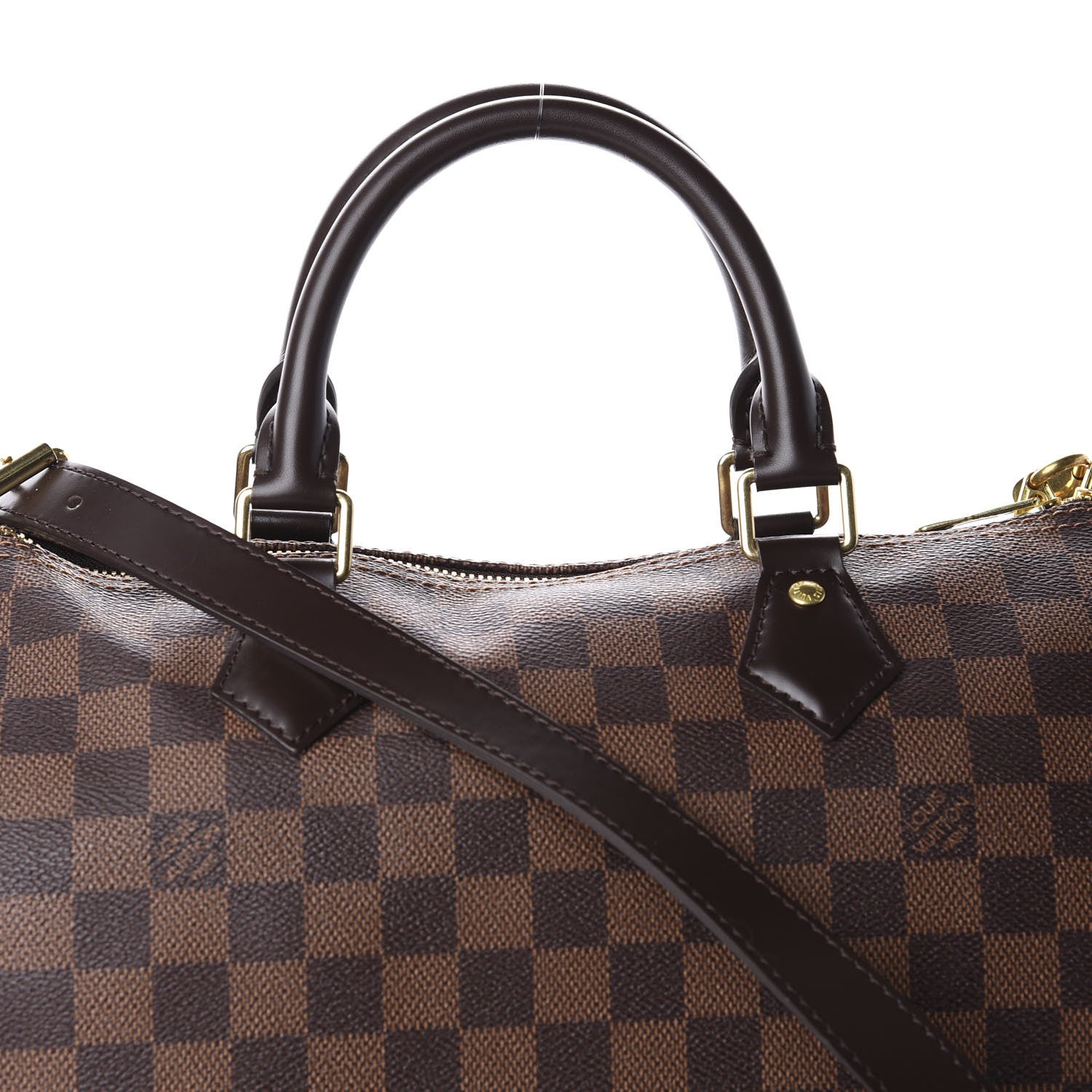 Louis Vuitton Damier Ebene Speedy Bandouliere 30 9 of 10