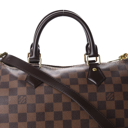 Louis Vuitton Damier Ebene Speedy Bandouliere 30 9 of 10