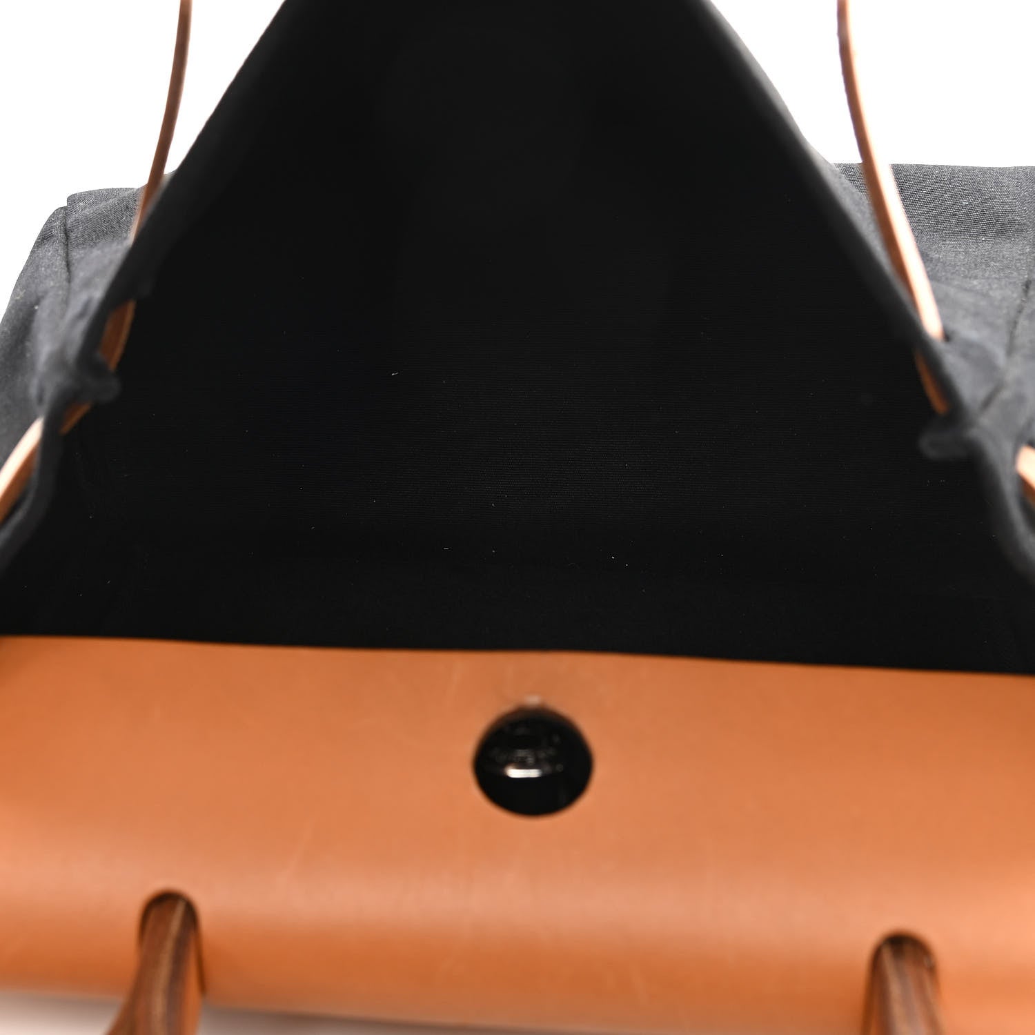 Hermes Barenia Toile Herbag 2 in 1 PM Black 6 of 19