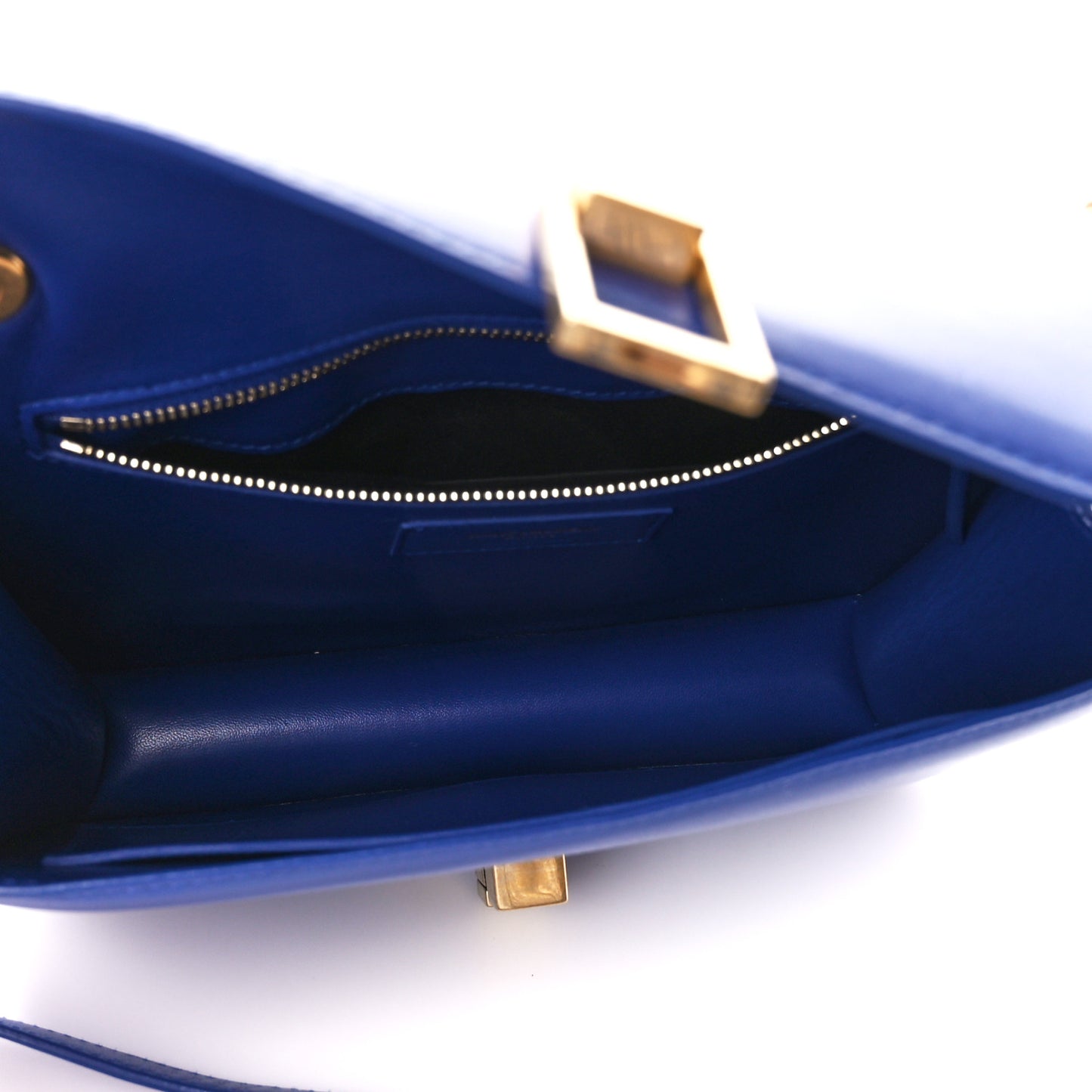 Smooth Calfskin Carre Satchel Royal Blue