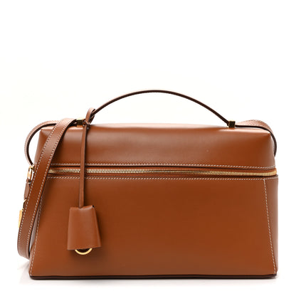 Loro Piana Saddle Calfskin Extra Bag L27 Warm Tan 1 of 9
