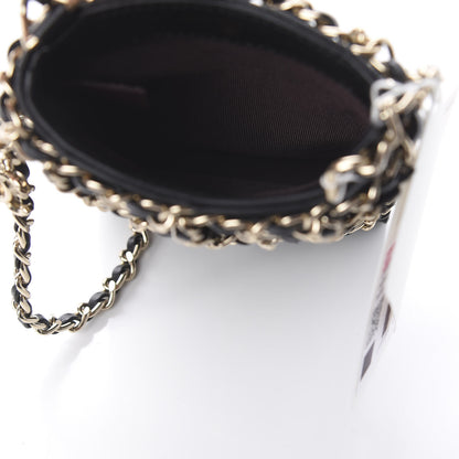 Chanel Lambskin Tech Me Out Clutch With Chain Black 4 of 7