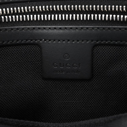 Gucci Soft GG Supreme Monogram Web Belt Bag Black Grey 6 of 12