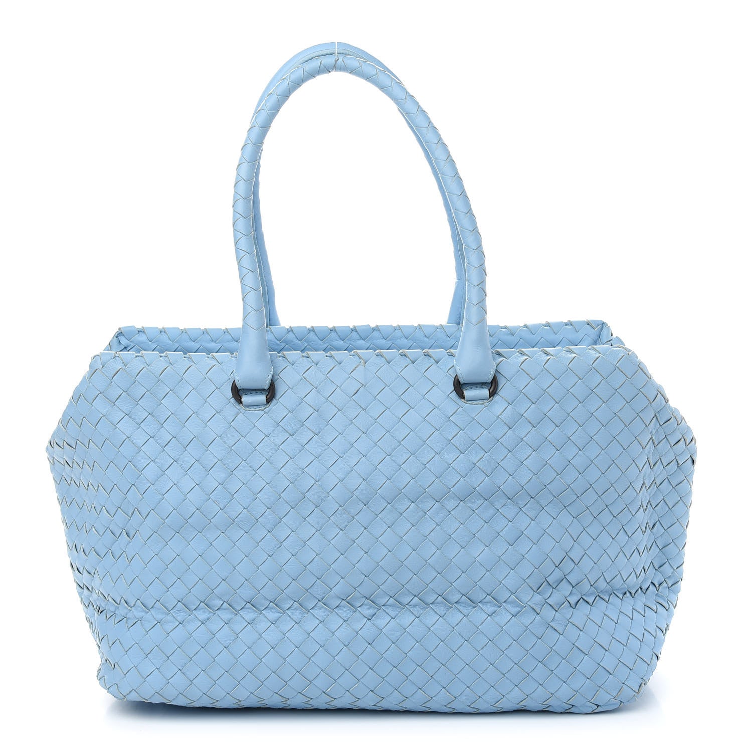 Bottega Veneta Nappa Intrecciato Brick Tote Ciel 1 of 8