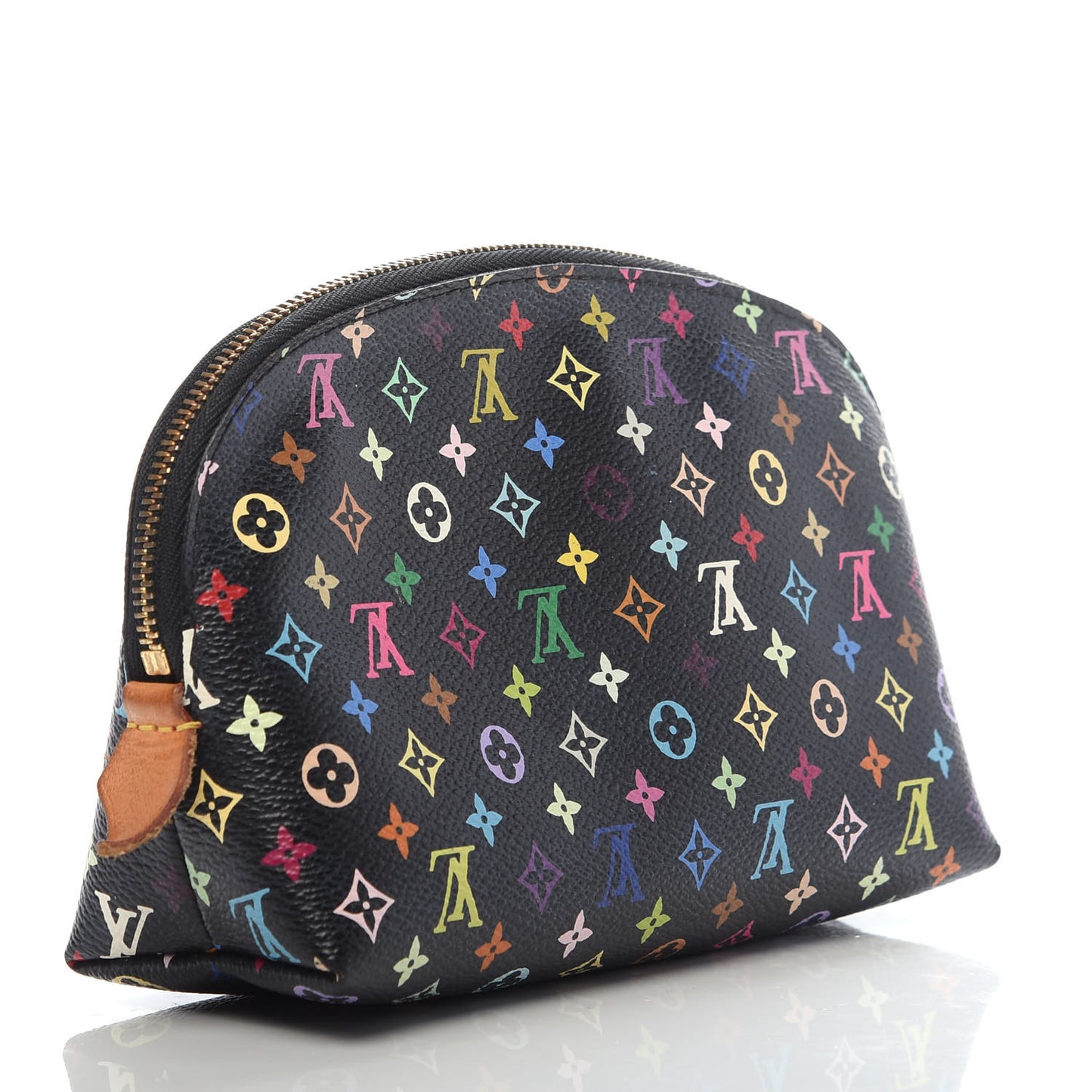 Monogram Multicolor Cosmetic Pouch Black Grenade