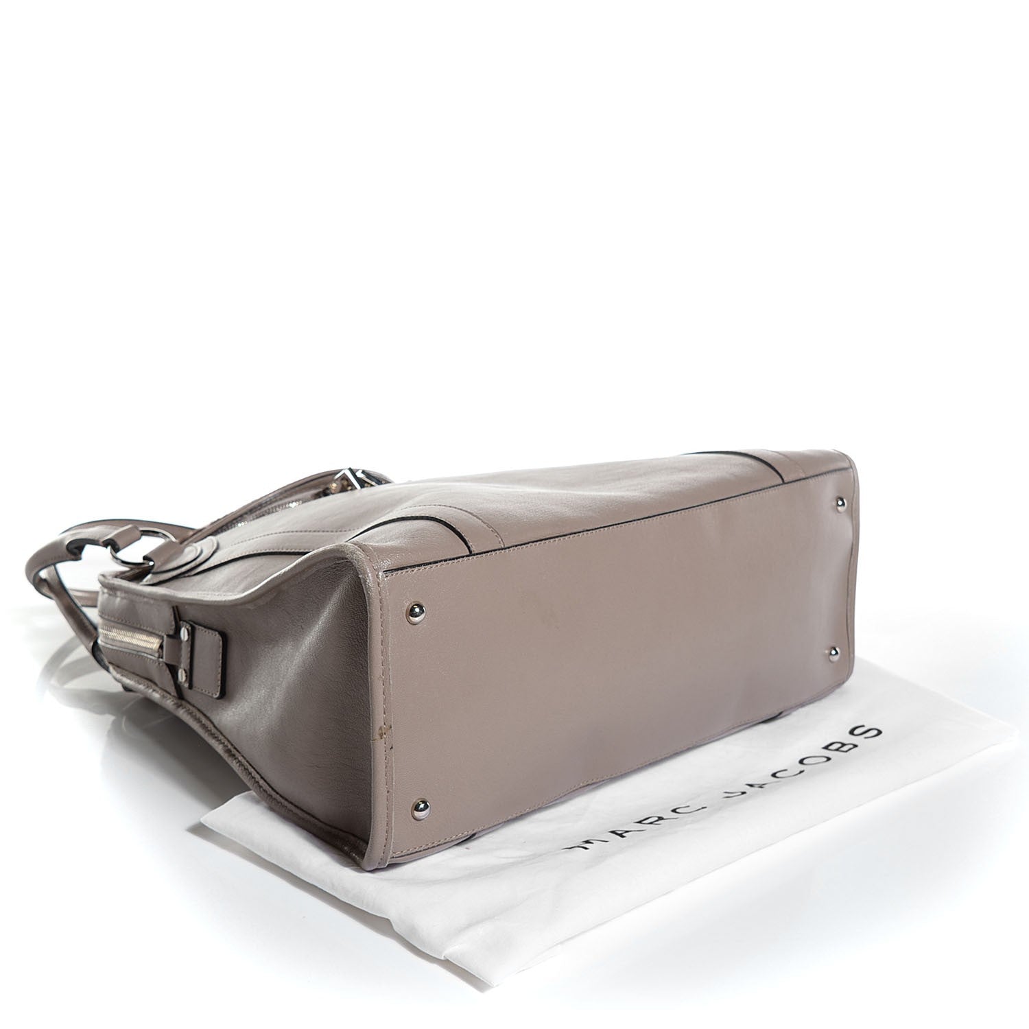 Marc Jacobs Lambskin Calf Hair Large Serengeti Wellington Concrete 4 of 10