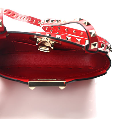 Valentino Garavani Vitello Rockstud Smartphone Crossbody Red 5 of 9