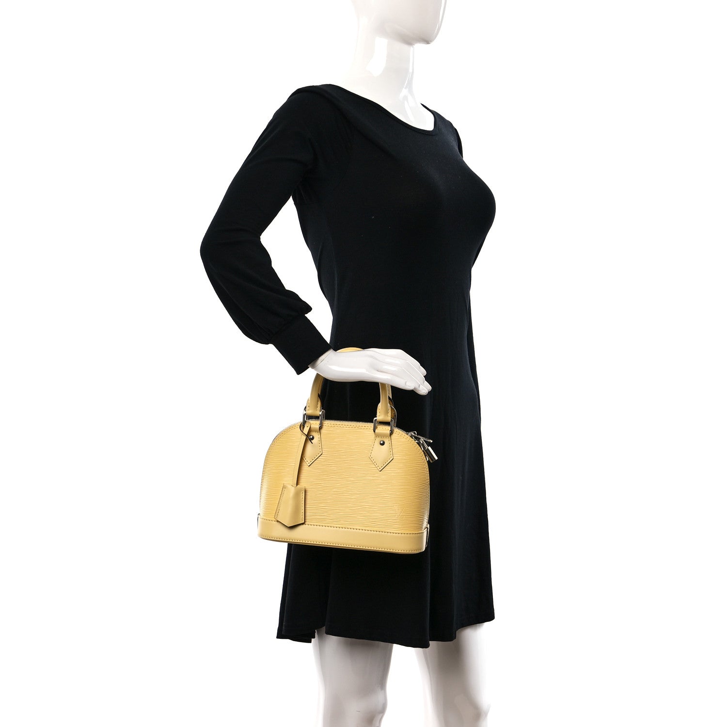 Louis Vuitton Epi Alma BB Jaune Plume 2 of 11