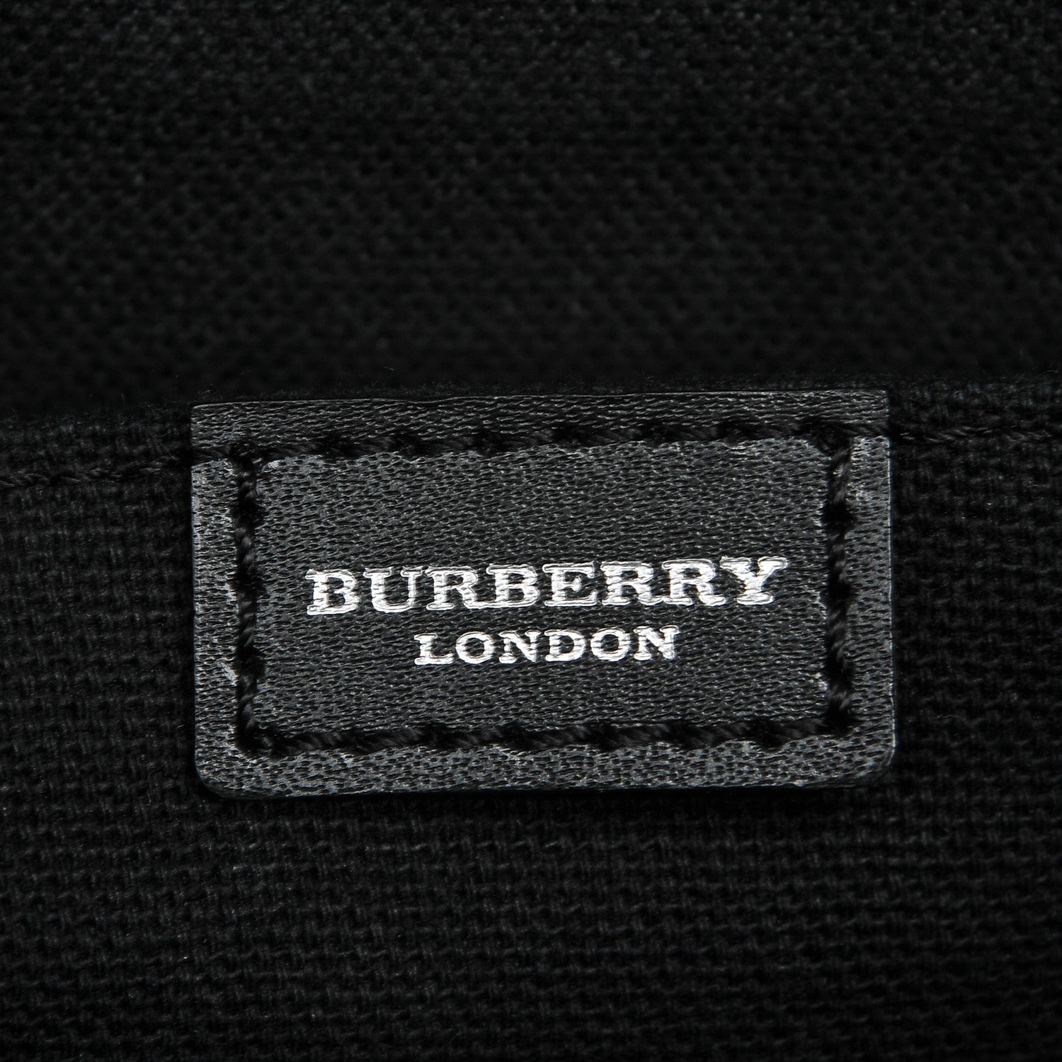 Burberry Canvas House Check Backpack Black 7 of 11