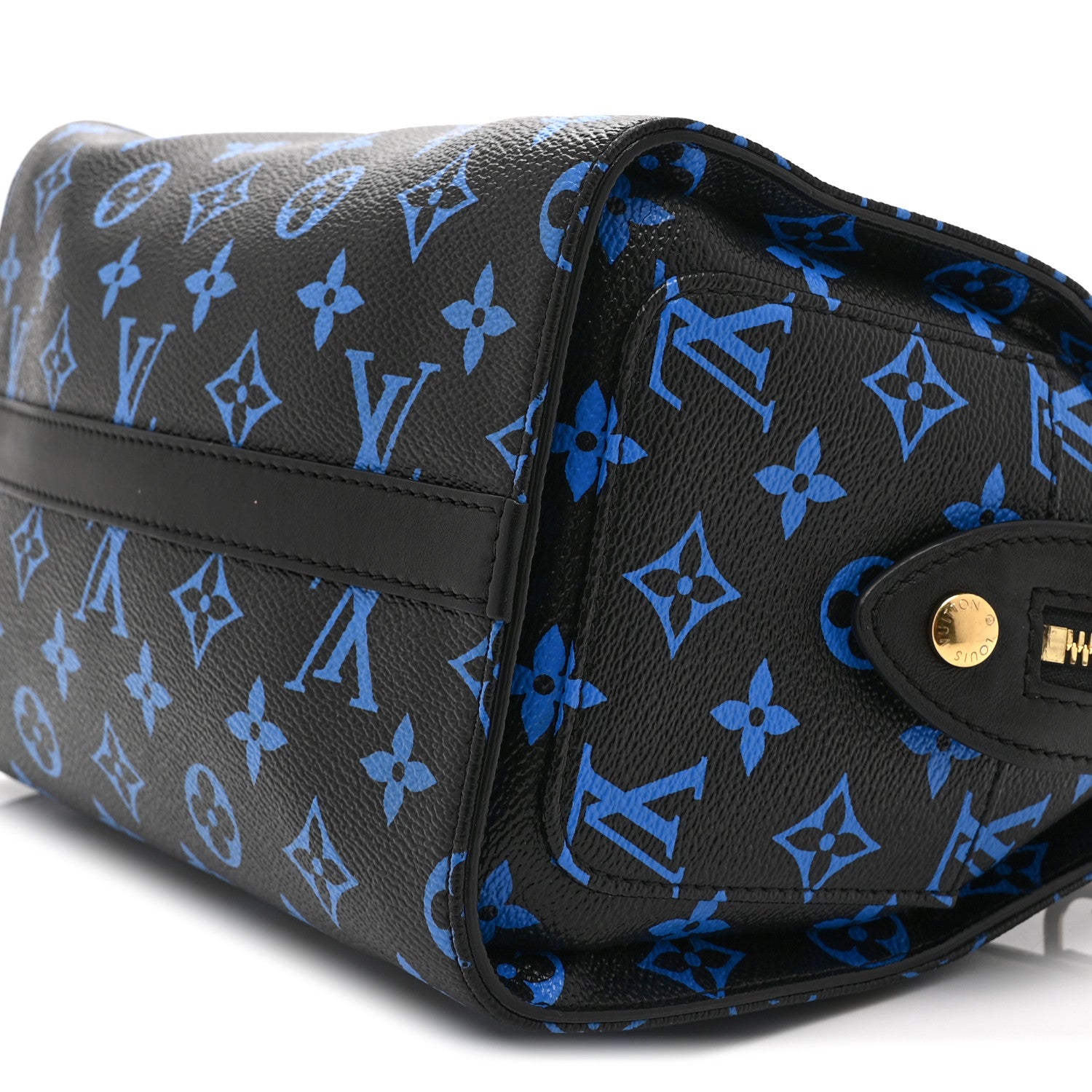 Louis Vuitton Colored Monogram Speedy Amazon PM Blue Black 10 of 10