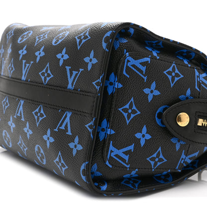 Louis Vuitton Colored Monogram Speedy Amazon PM Blue Black 10 of 10