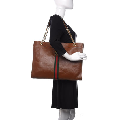 Gucci Calfskin Large Rajah Chain Tote Cuir 2 of 10