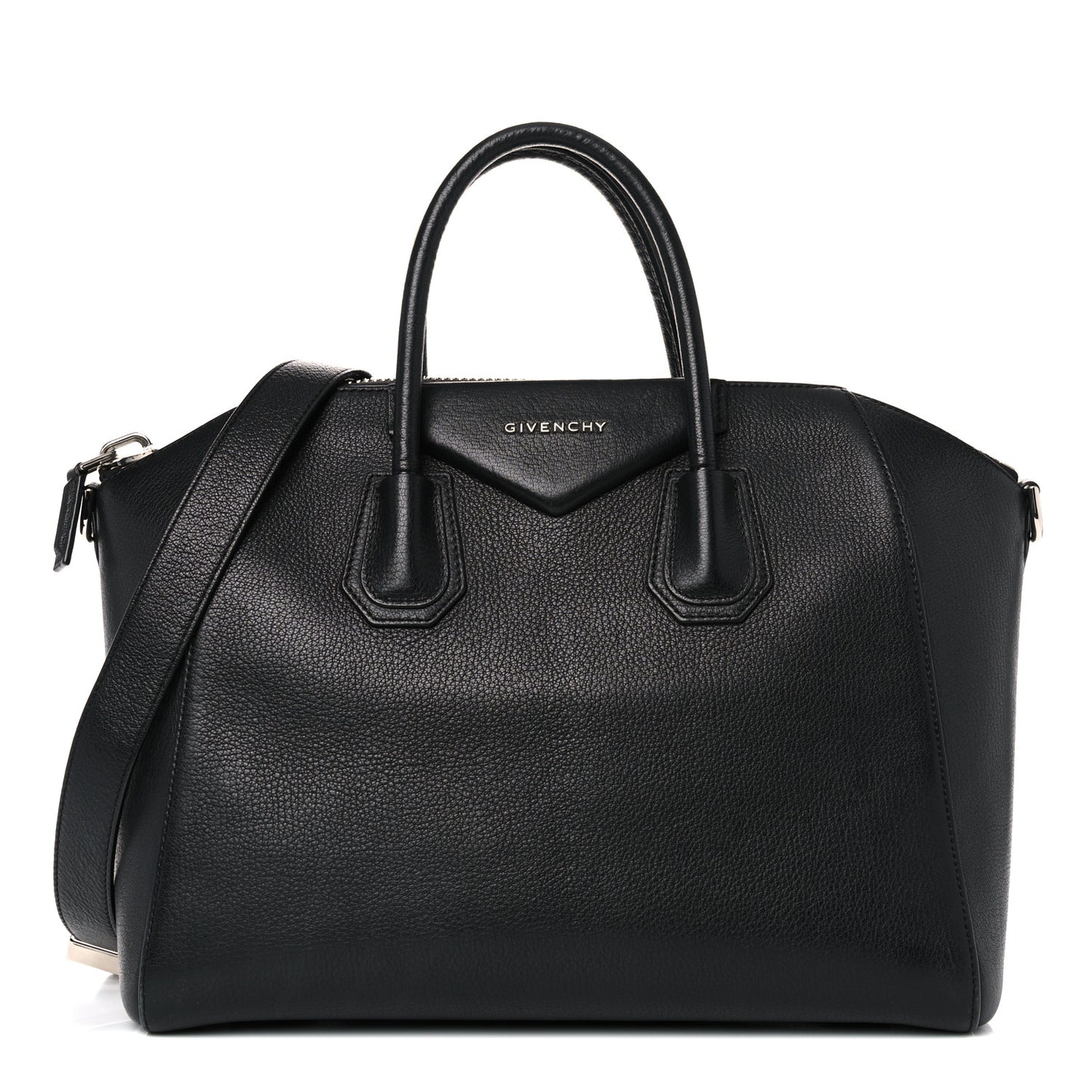 Sugar Goatskin Medium Antigona Black