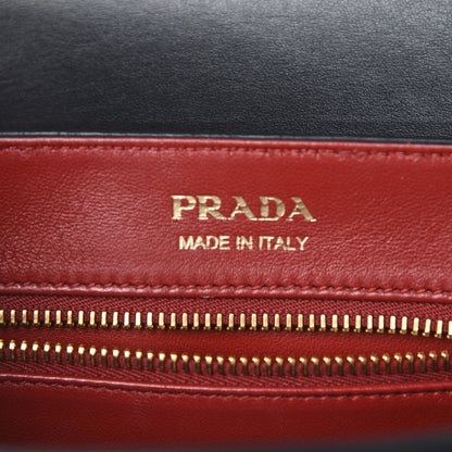 Prada Saffiano Lux Sidonie Top Handle Bag Black 5 of 9