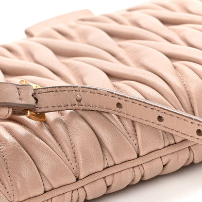 Miu Miu Nappa Matelasse Crossbody Cammeo 16 of 17