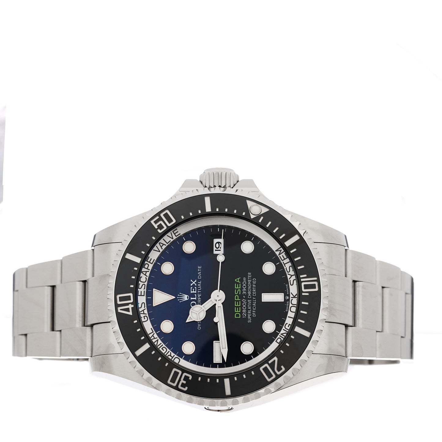 Stainless Steel 44mm Oyster Perpetual Date Sea-Dweller Deepsea James Cameron Watch Blue 136660
