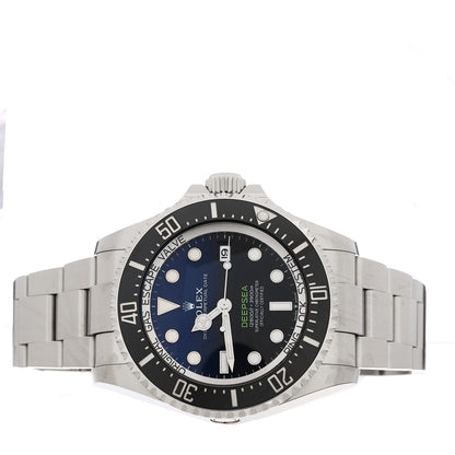 Rolex Stainless Steel 44mm Oyster Perpetual Date Sea-Dweller Deepsea James Cameron Watch Blue 136660 2 of 5