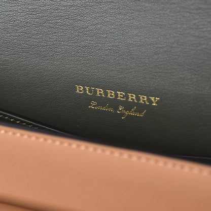 Burberry Calfskin Square Satchel Camel 5 of 7