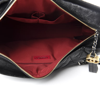 Chanel Aged Calfskin Quilted Maxi Gabrielle Hobo Black 5 of 10