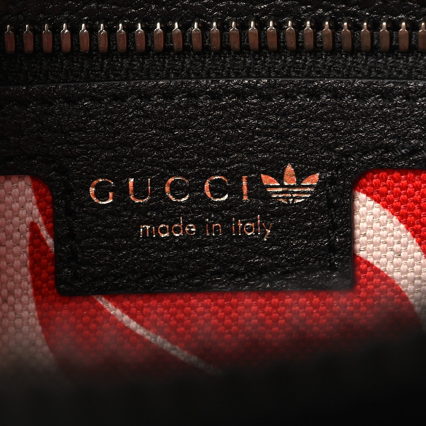 X ADIDAS Textured Dollar Calfskin Belt Bag Black