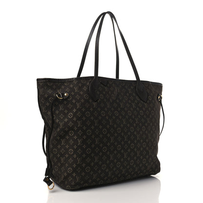 Louis Vuitton Monogram Idylle Neverfull MM Fusain 3 of 14