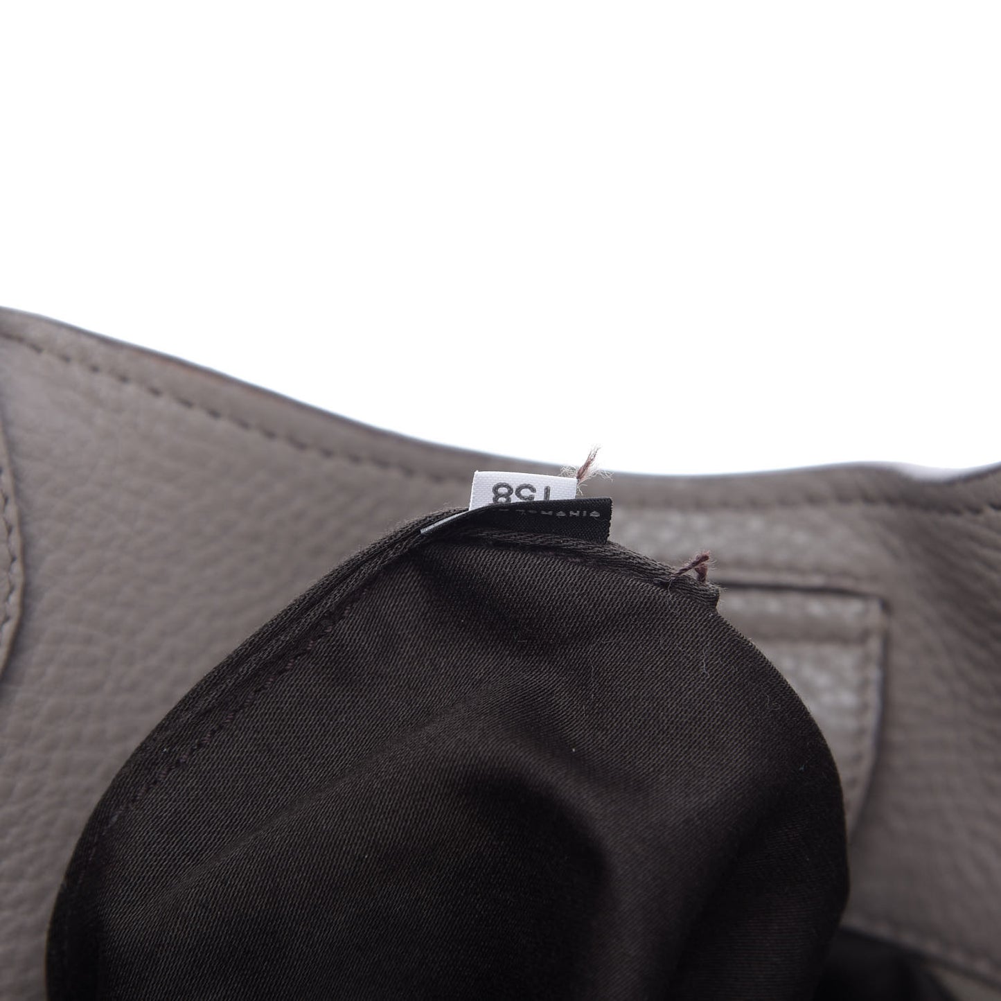 Vitello Daino Top Handle Tote Argilla