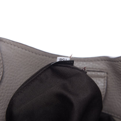 Miu Miu Vitello Daino Top Handle Tote Argilla 10 of 12