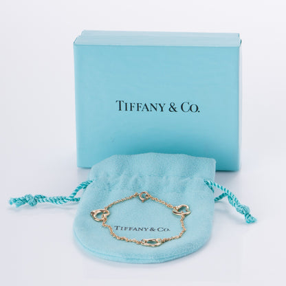 Tiffany 18K Yellow Gold Elsa Peretti Open Heart Bracelet 6 of 6