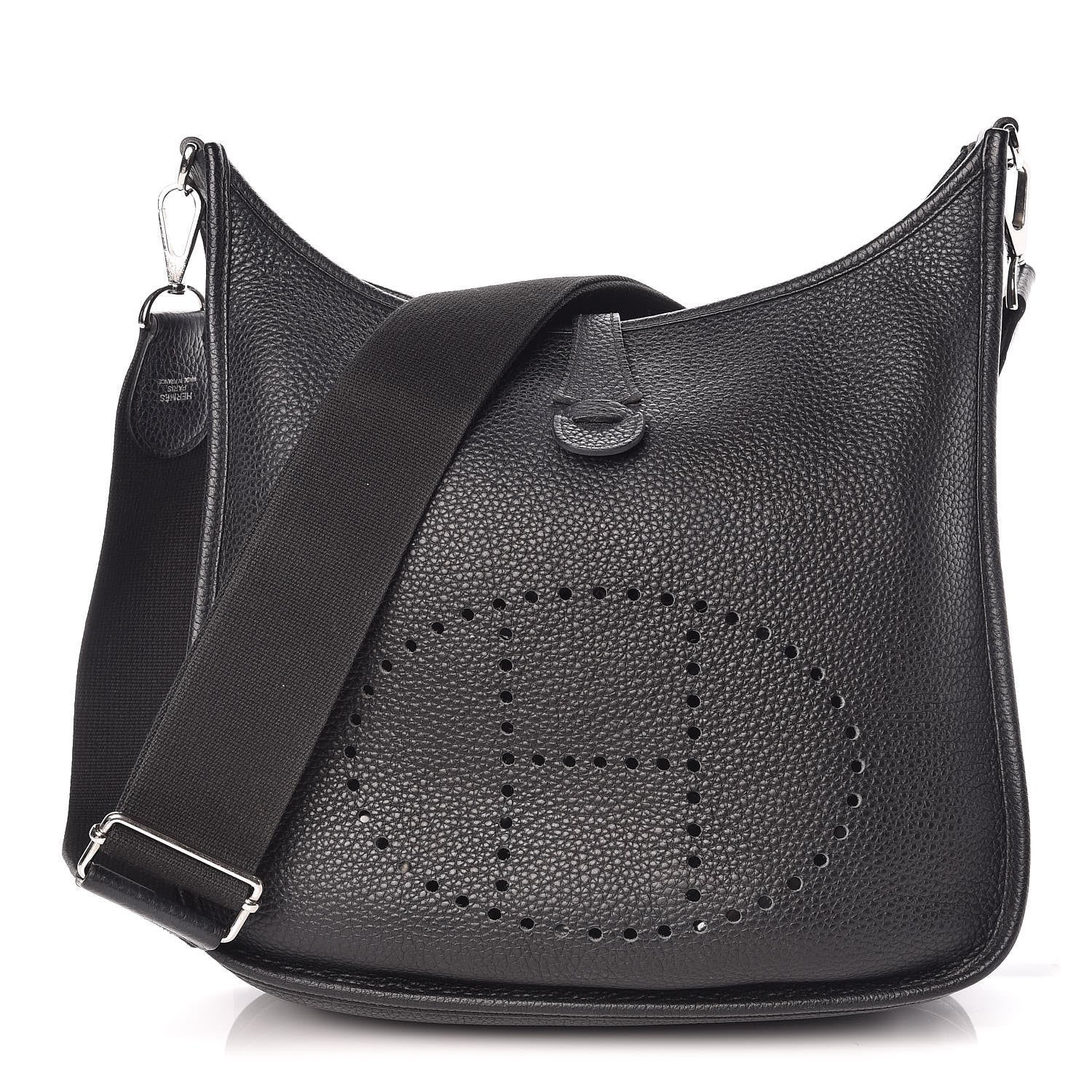 Hermes Taurillon Clemence Evelyne III PM Black 1 of 14