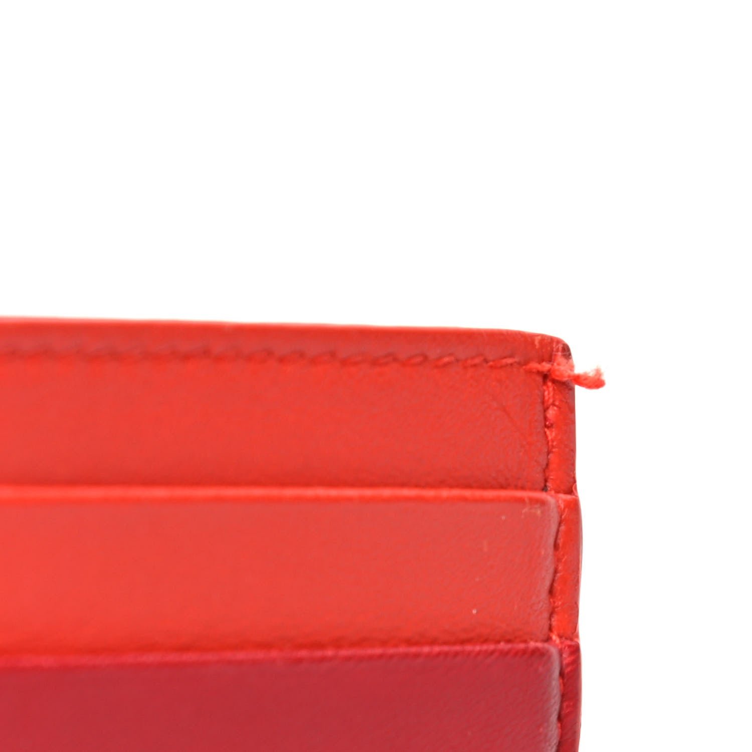 Bottega Veneta Nappa Intrecciato Card Holder China Red Geranium 5 of 6