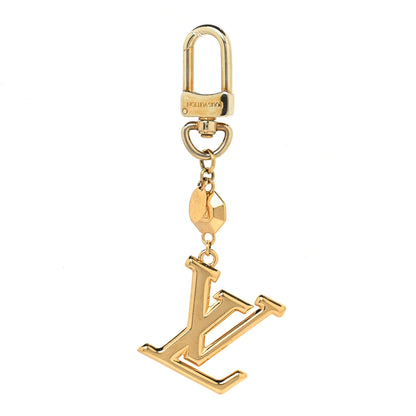 Louis Vuitton LV Facettes Bag Charm Key Holder Gold 1 of 5