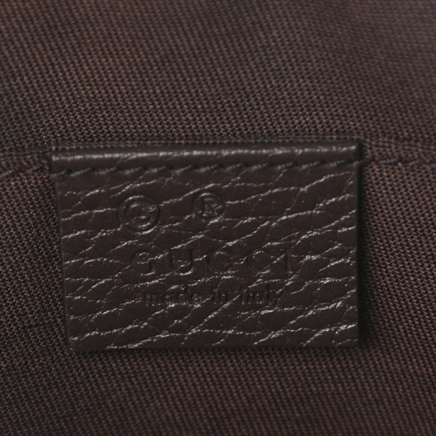 Monogram Belt Bag Dark Brown
