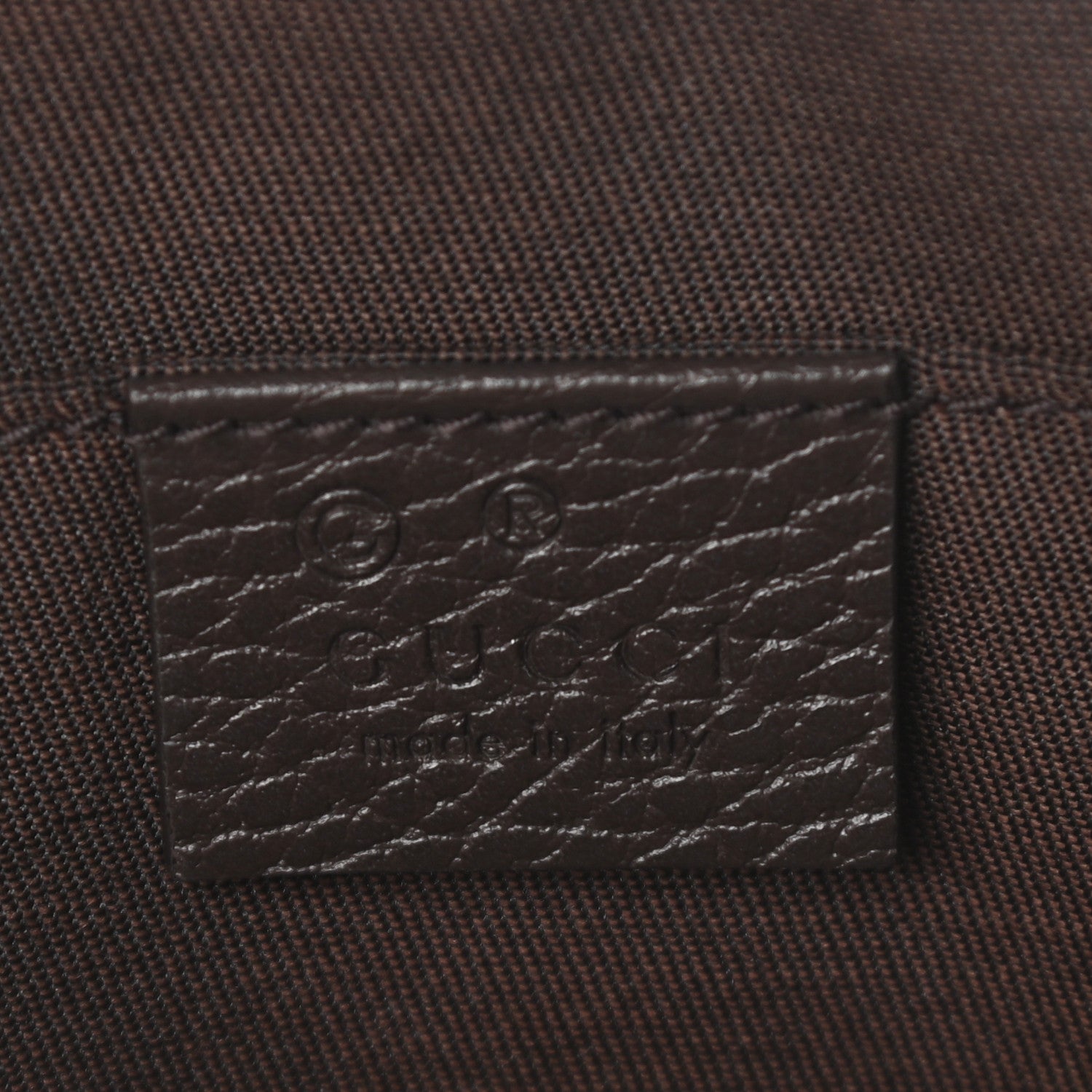 Gucci Monogram Belt Bag Dark Brown 7 of 11