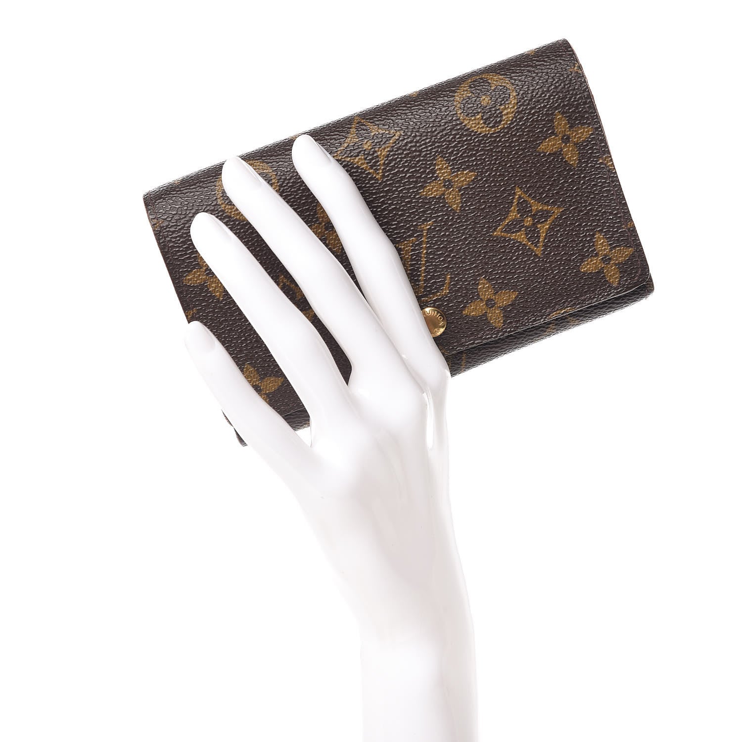 Louis Vuitton Monogram Porte-Monnaie Tresor Wallet 2 of 9