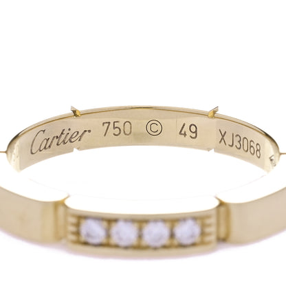 Cartier 18K Yellow Gold Diamond Maillon Panthere Wedding Band Ring 49 4.75 4 of 6