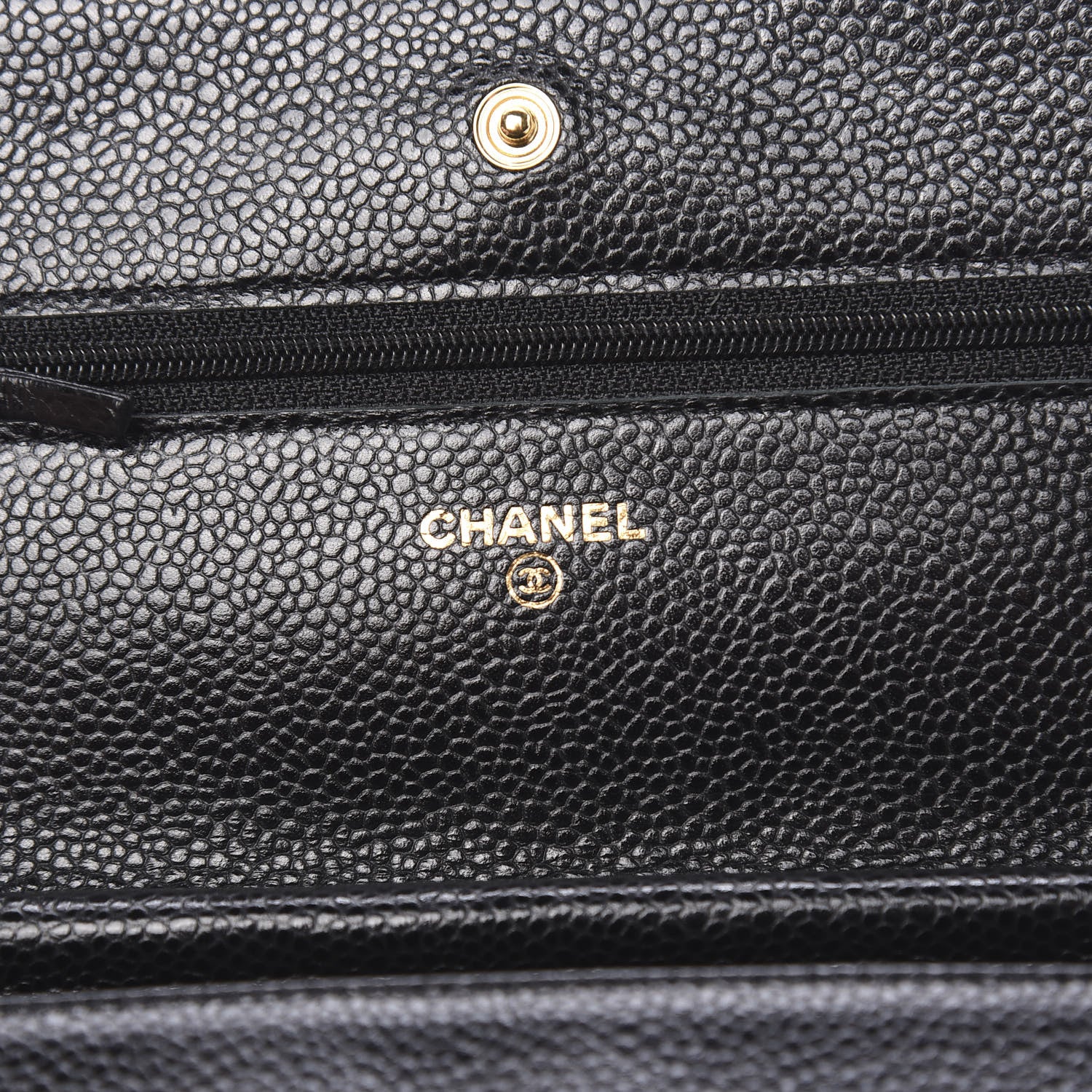 Chanel Caviar Quilted Wallet On Chain WOC Black 5 of 11
