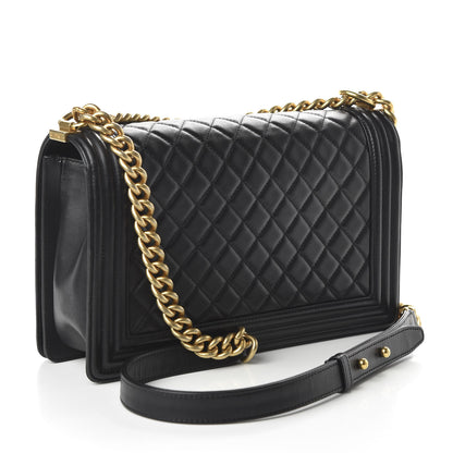 Chanel Calfskin Quilted New Medium Boy Flap Black 3 of 15