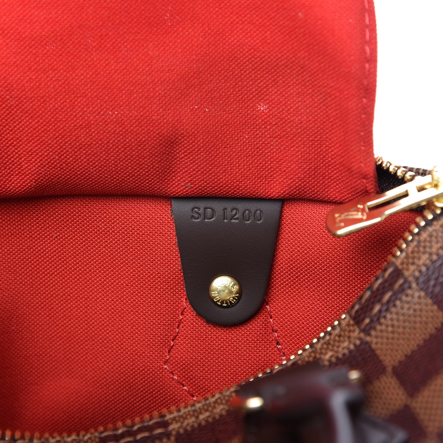 Louis Vuitton Damier Ebene Speedy Bandouliere 25 9 of 10