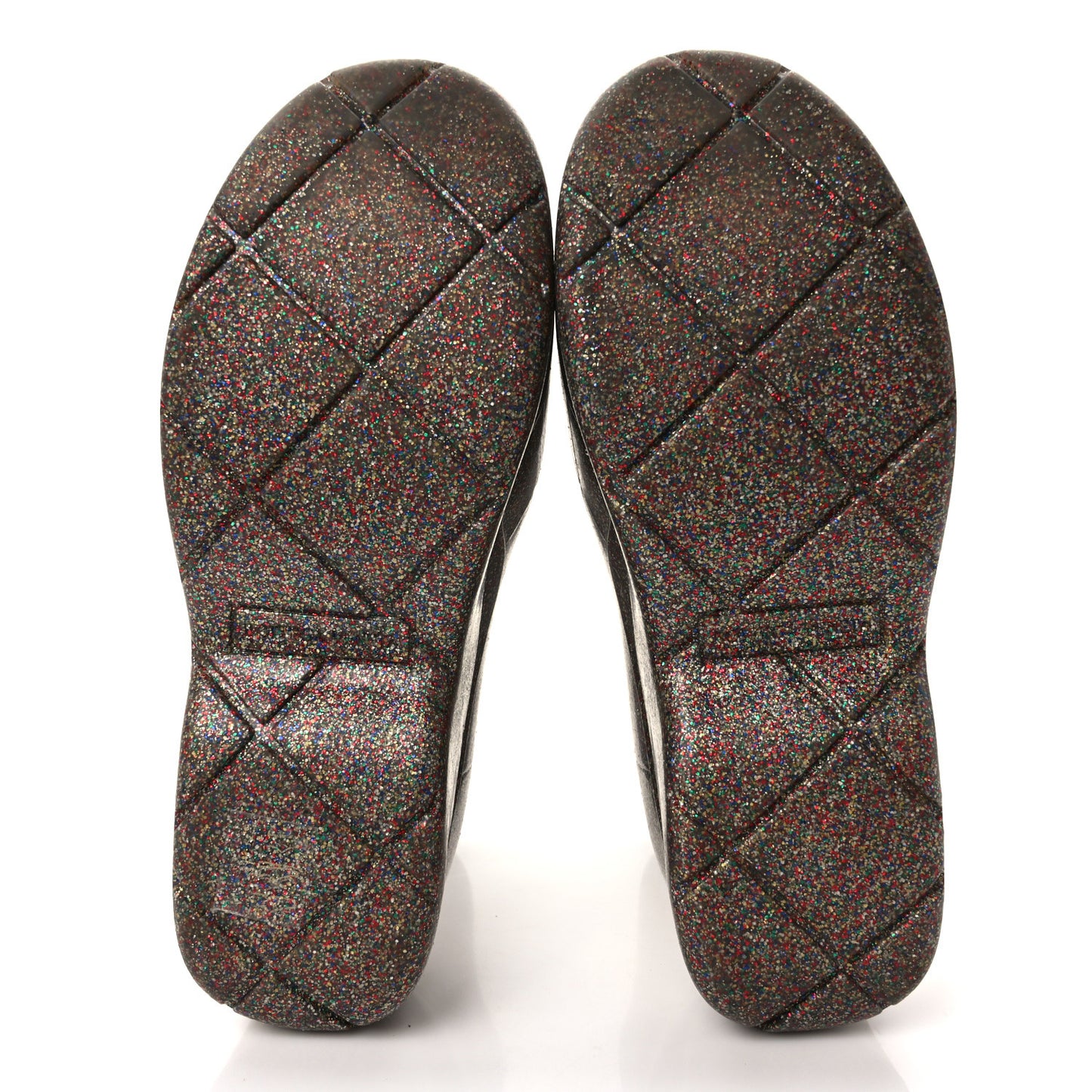 Sparkle Rubber Puddle Ankle Boots 41 Multicolor
